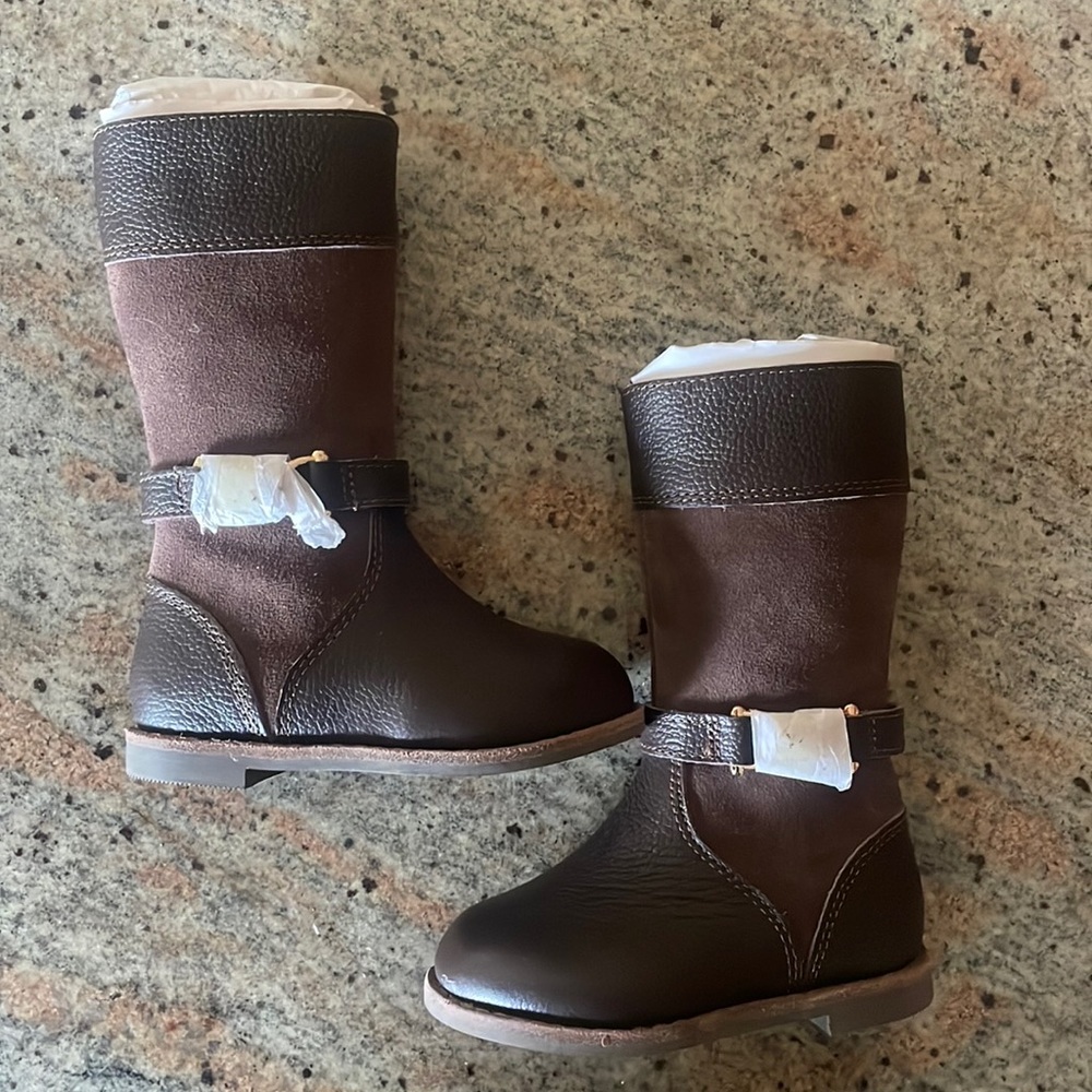 Janie and Jack leather riding boots.